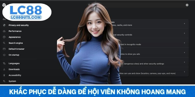Khắc phục dễ dàng để hội viên không hoang mang